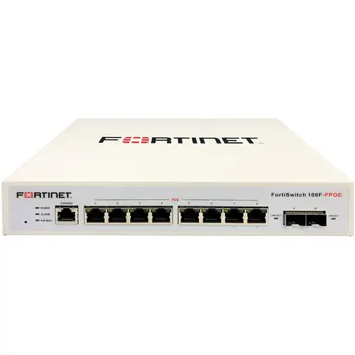 Fortinet FortiSwitch 108F-FPOE Gestionado L2+ Gigabit Ethernet (10/100/1000) Energ