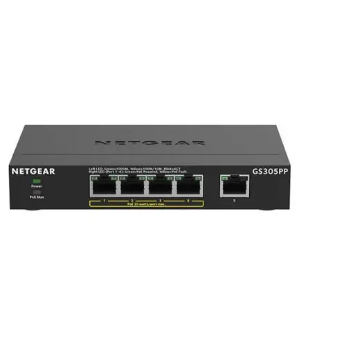 NETGEAR GS305PP No administrado Gigabit Ethernet (10/100/1000) Energía sobre Ether