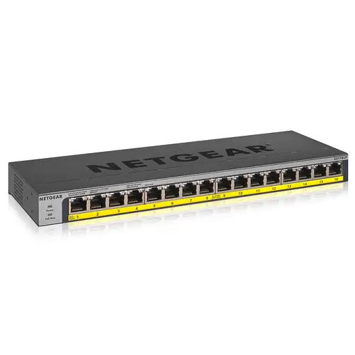 NETGEAR GS116LP No administrado Gigabit Ethernet (10/100/1000) Energía sobre Ether