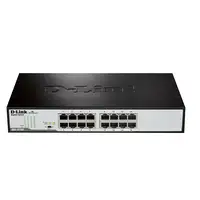 D-Link DGS-1016D/E switch No administrado Negro, Metálico