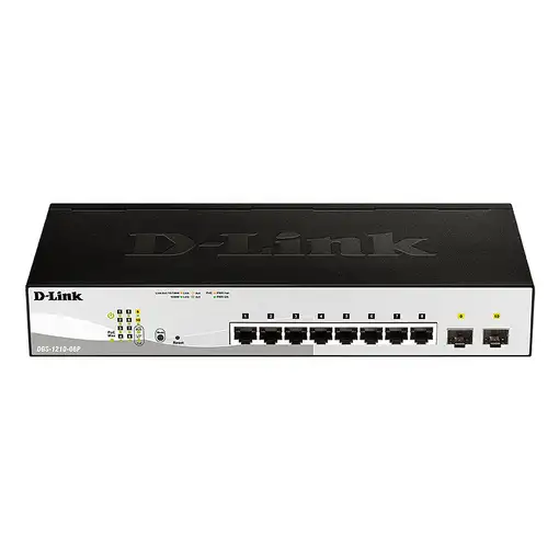 D-Link DGS-1210-08P Gestionado L2 Gigabit Ethernet (10/100/1000) Energía sobre Eth