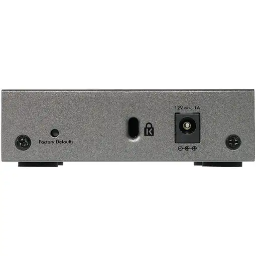 NETGEAR GS105E-200PES switch Gestionado L2/L3 Gigabit Ethernet (10/100/1000) Gris