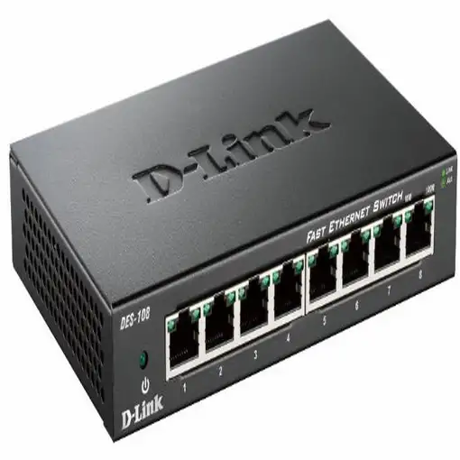 D-Link DES-108 Negro