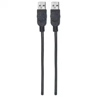 Manhattan 353892 cable USB USB 2.0 1 m USB A Negro