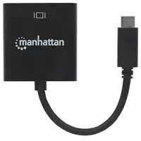 Manhattan 152020 Adaptador gráfico USB 3840 x 2160 Pixeles Negro