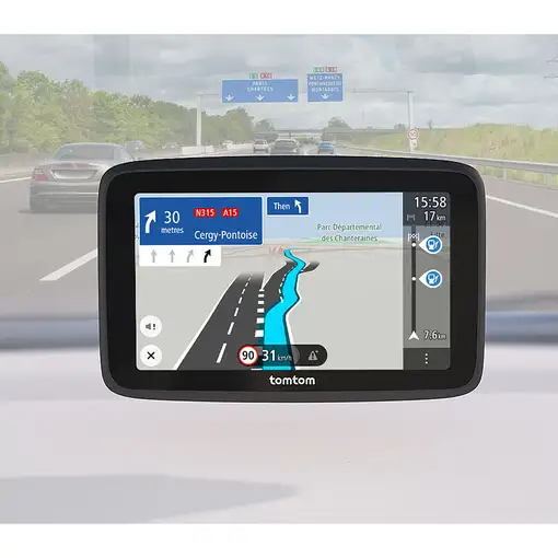TomTom GO Classic navegador Fijo 15,2 cm (6") Pantalla táctil Negro