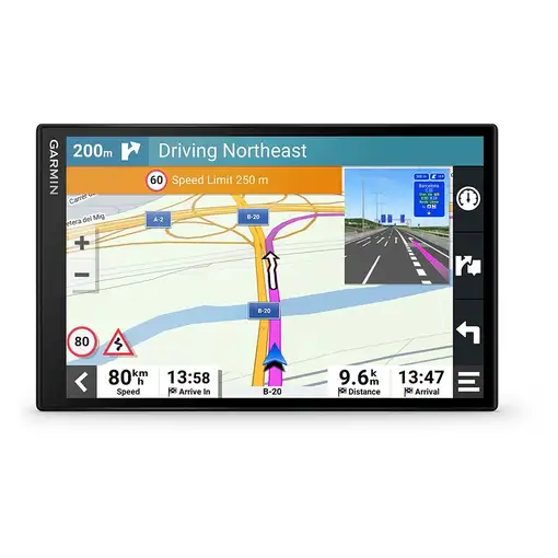 Garmin DriveSmart 86 navegador Fijo 20,3 cm (8") TFT Pantalla táctil 295,2 g Negro