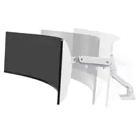 Ergotron HX Series 45-647-216 soporte para monitor 124,5 cm (49") Escritorio Blanc
