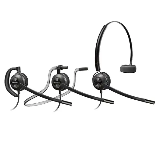 POLY Auriculares convertibles EncorePro 540 con desconexión rápida
