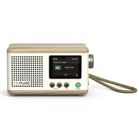 Pure DAB+ Radio Classic Mini Portátil Digital Crema de color, Madera