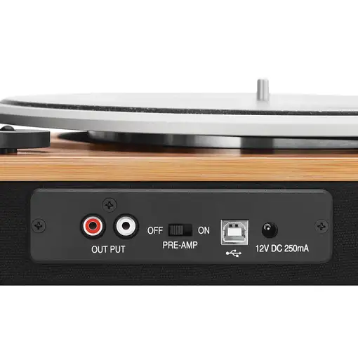 The House Of Marley Stir It Up Wireless Tocadiscos de tracción por correa Negro, M