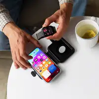 Cygnett MagTravel Qi2.0 2-in-1 Smartphone, Reloj inteligente Negro USB Cargador in
