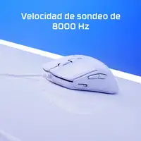 HyperX Pulsefire Haste 2: ratón gaming (blanco)
