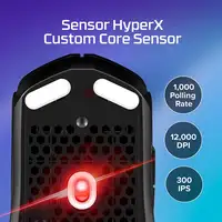HyperX Pulsefire Haste 2 Core inalámbricos: ratón gaming (negro/negro)