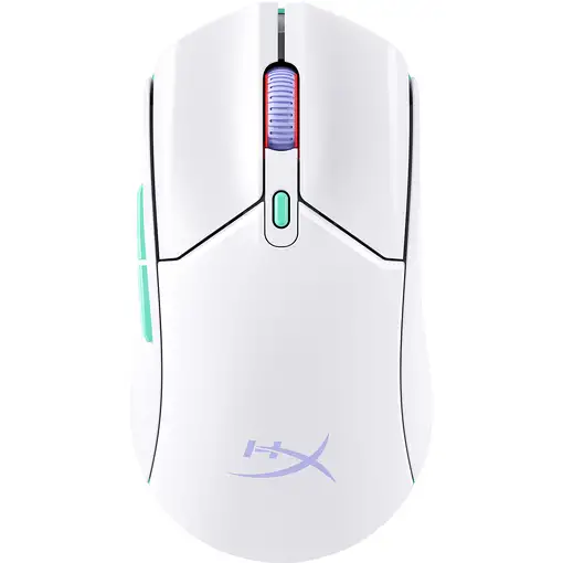 HyperX Pulsefire Haste 2 Core inalámbricos: ratón gaming (blanco/verde/púrpura)