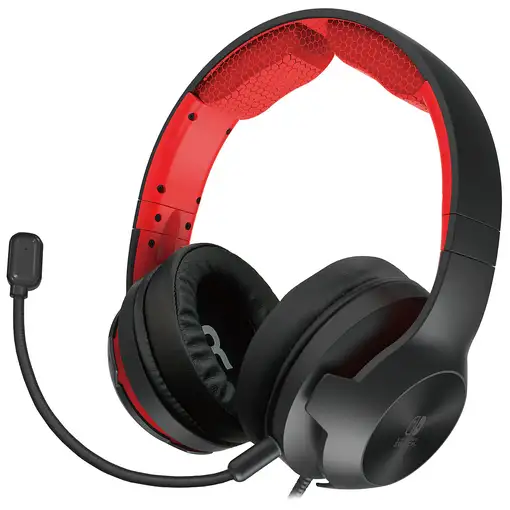 Hori NSW-200U auricular y casco Auriculares Alámbrico De mano Juego Negro, Rojo