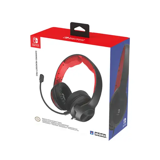 Hori NSW-200U auricular y casco Auriculares Alámbrico De mano Juego Negro, Rojo