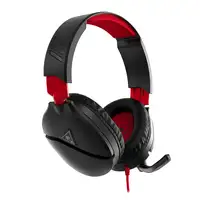 Turtle Beach Recon 70 Auriculares Alámbrico Diadema Juego Negro, Rojo