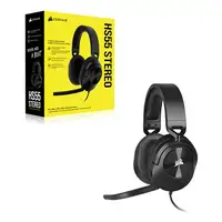 Corsair HS55 STEREO Auriculares Alámbrico De mano Juego Carbono
