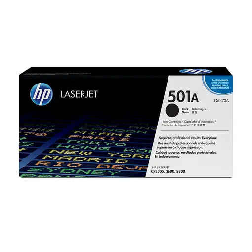 HP Cartucho de tóner original LaserJet 501A negro