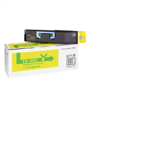 KYOCERA TK-880Y cartucho de tóner 1 pieza(s) Original Amarillo