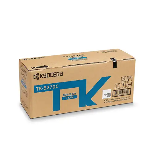 KYOCERA TK-5270C cartucho de tóner 1 pieza(s) Original Cian