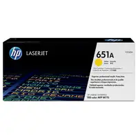 HP Cartucho de tóner original LaserJet 651A amarillo