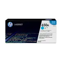 HP Cartucho de tóner original LaserJet 650A cian