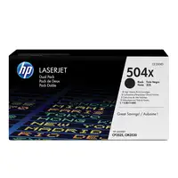 HP Pack de ahorro de 2 cartuchos de tóner original LaserJet 504X de alta capacidad