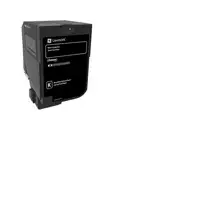 Lexmark 74C20KE cartucho de tóner 1 pieza(s) Original Negro