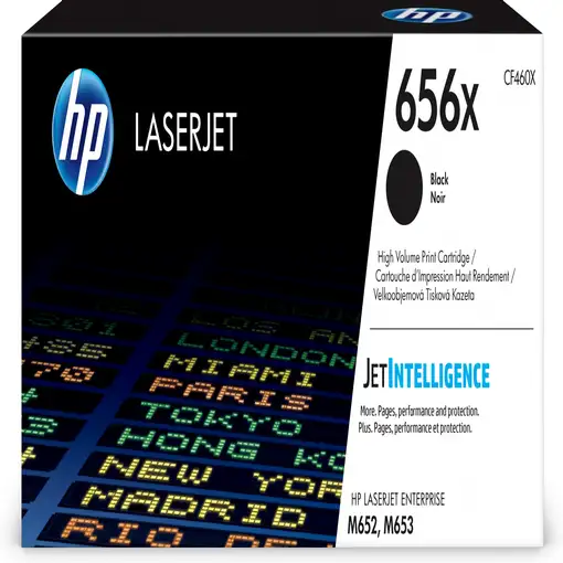 HP Cartucho de tóner Original LaserJet 656X negro de alta capacidad