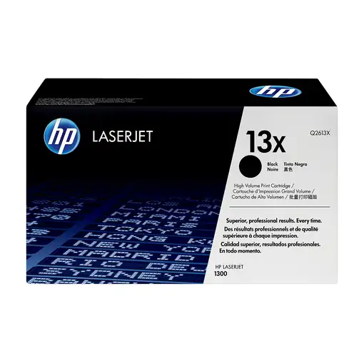 HP Cartucho de tóner original LaserJet 13X de alta capacidad negro