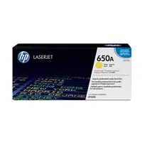 HP Cartucho de tóner original LaserJet 650A amarillo