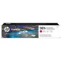 HP Cartucho original PageWide 981Y magenta de alto rendimiento