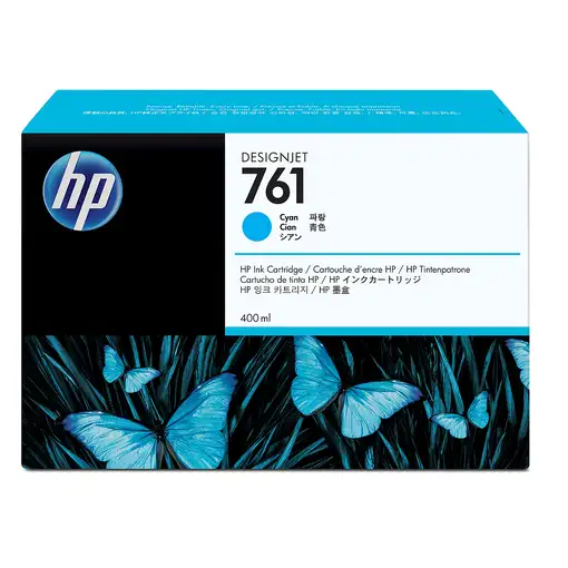 HP Cartucho de tinta DesignJet 761 cian de 400 ml