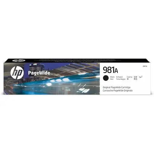 HP Cartucho original PageWide 981A negro