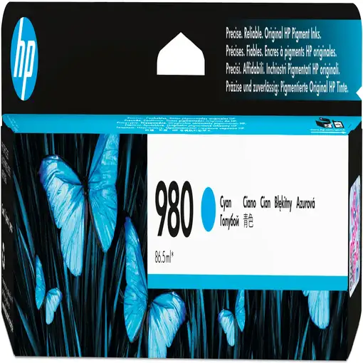 HP Cartucho de tinta original 980 cian