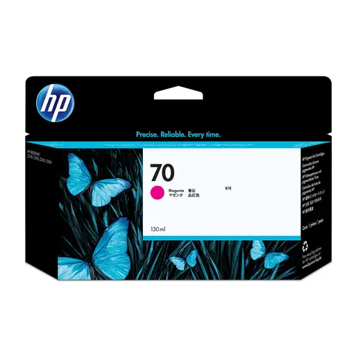 HP Cartucho de tinta DesignJet 70 magenta de 130 ml