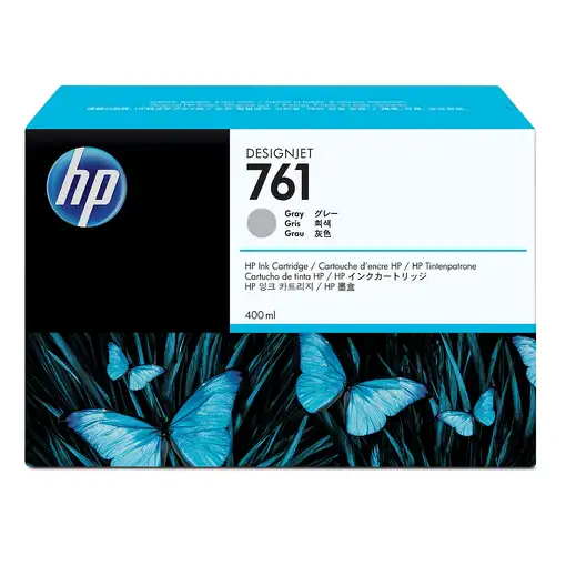HP Cartucho de tinta DesignJet 761 gris de 400 ml