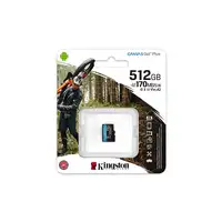 Kingston Technology Paquete de una tarjeta microSDXC Canvas Go Plus 170R A2 U3 V30