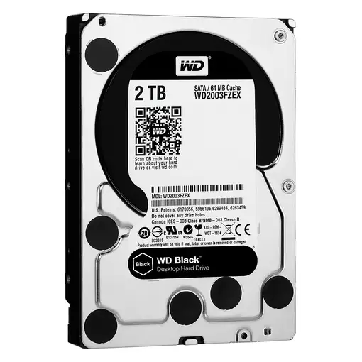 Western Digital WD_BLACK Black disco duro interno 2 TB 7200 RPM 64 MB 3.5" Serial