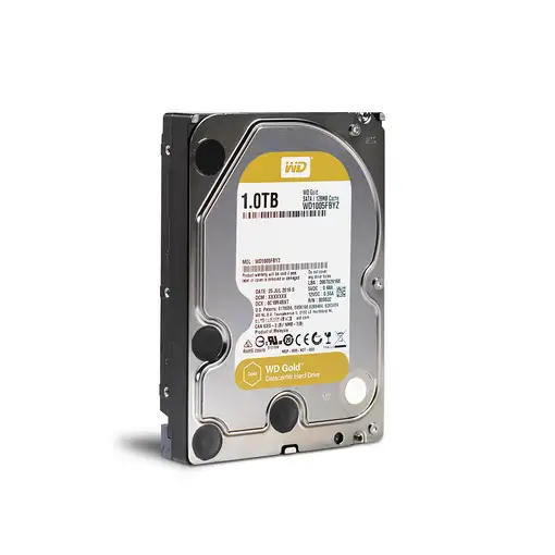 Western Digital Gold disco duro interno 1 TB 7200 RPM 128 MB 3.5" Serial ATA III