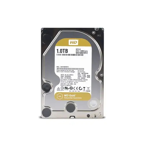 Western Digital Gold disco duro interno 1 TB 7200 RPM 128 MB 3.5" Serial ATA III