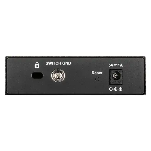 D-Link DGS-1100-05V2/E switch Gestionado L2 Gigabit Ethernet (10/100/1000) Negro