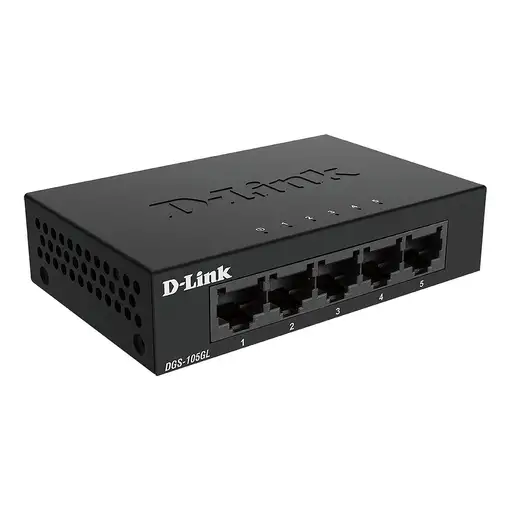 D-Link DGS-105GL/E switch No administrado Gigabit Ethernet (10/100/1000) Negro