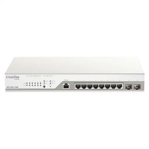 D-Link DBS-2000-10MP switch Gestionado L2 Gigabit Ethernet (10/100/1000) Energía s