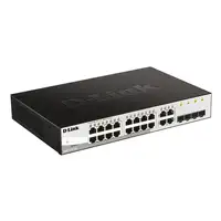D-Link DGS-1210-20 Gestionado L2 Gigabit Ethernet (10/100/1000) 1U Negro