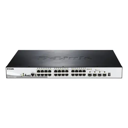 D-Link DGS-1510-28XMP Gestionado L2/L3 Gigabit Ethernet (10/100/1000) Energía sobr
