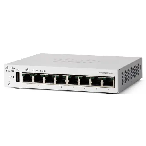 Cisco C1200-8T-D switch Gestionado L2/L3 Gigabit Ethernet (10/100/1000) Blanco