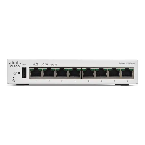 Cisco C1200-8T-D switch Gestionado L2/L3 Gigabit Ethernet (10/100/1000) Blanco